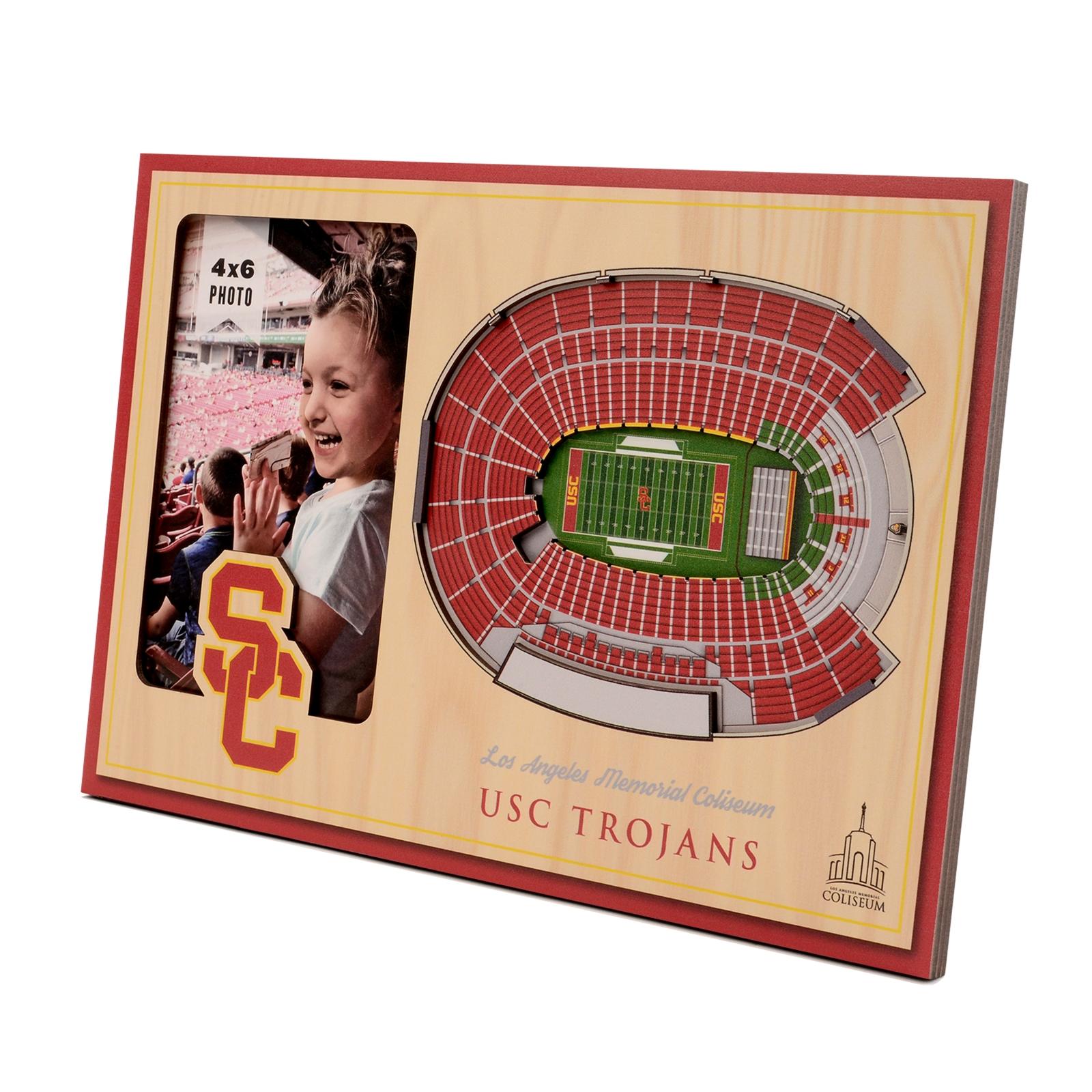 USC Trojans Coliseum 3D StadiumView Picture Frame by YouTheFan image01